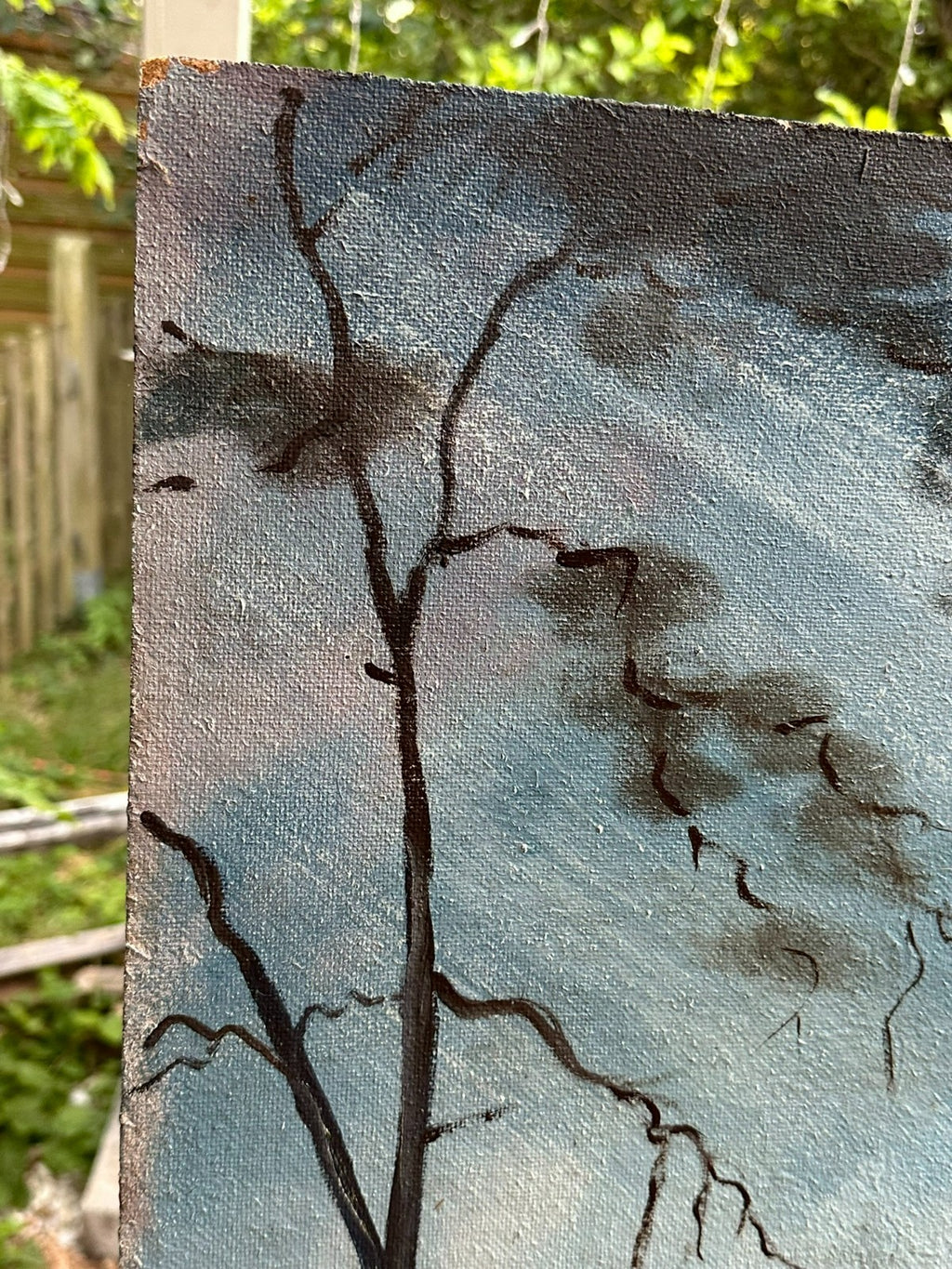 Sehr grosses Ölgemälde Landschaft signiert 100x80cm