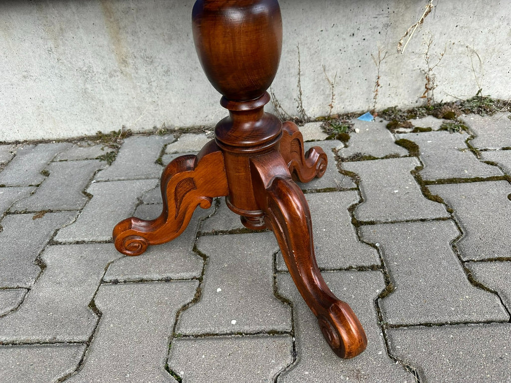 Vintage Beistelltisch Wandkonsole Mahagoni Stil Louis Philippe 20 tes Jhdt
