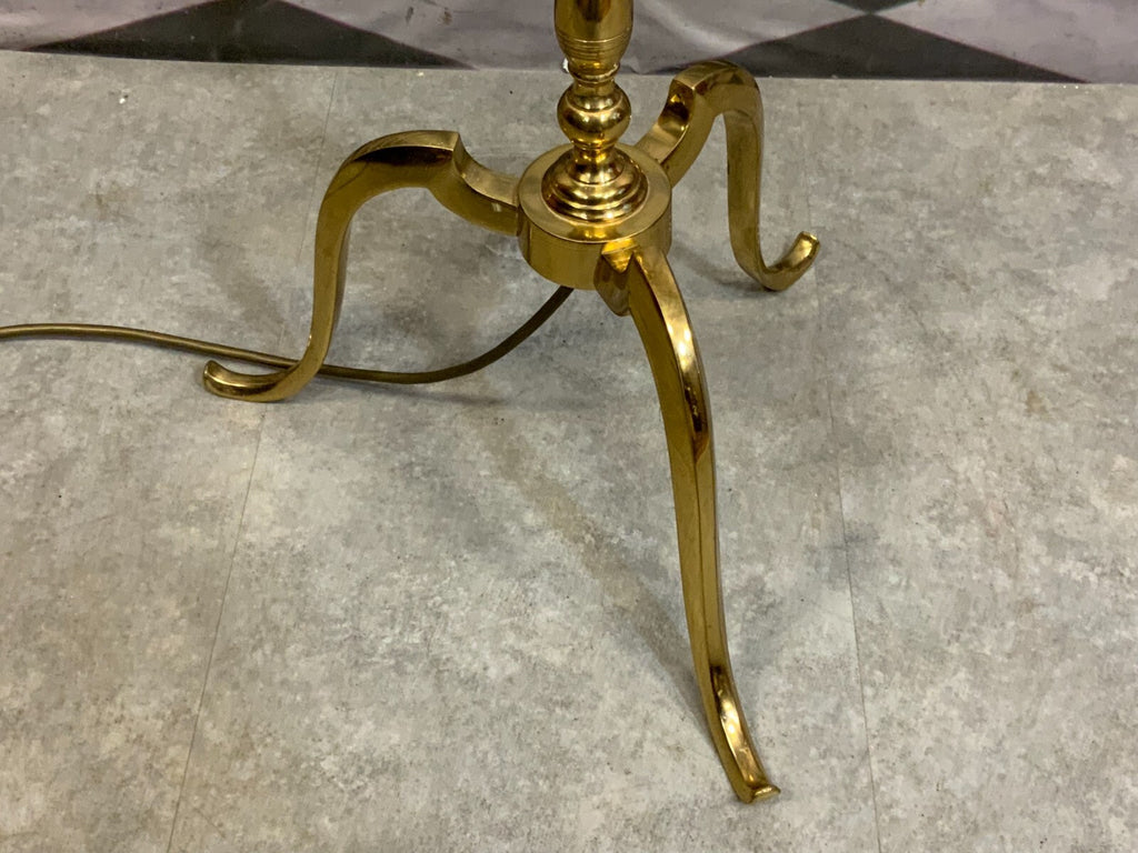 Vintage Stehlampe aus Messing Filigran Maximale Höhe 166cm