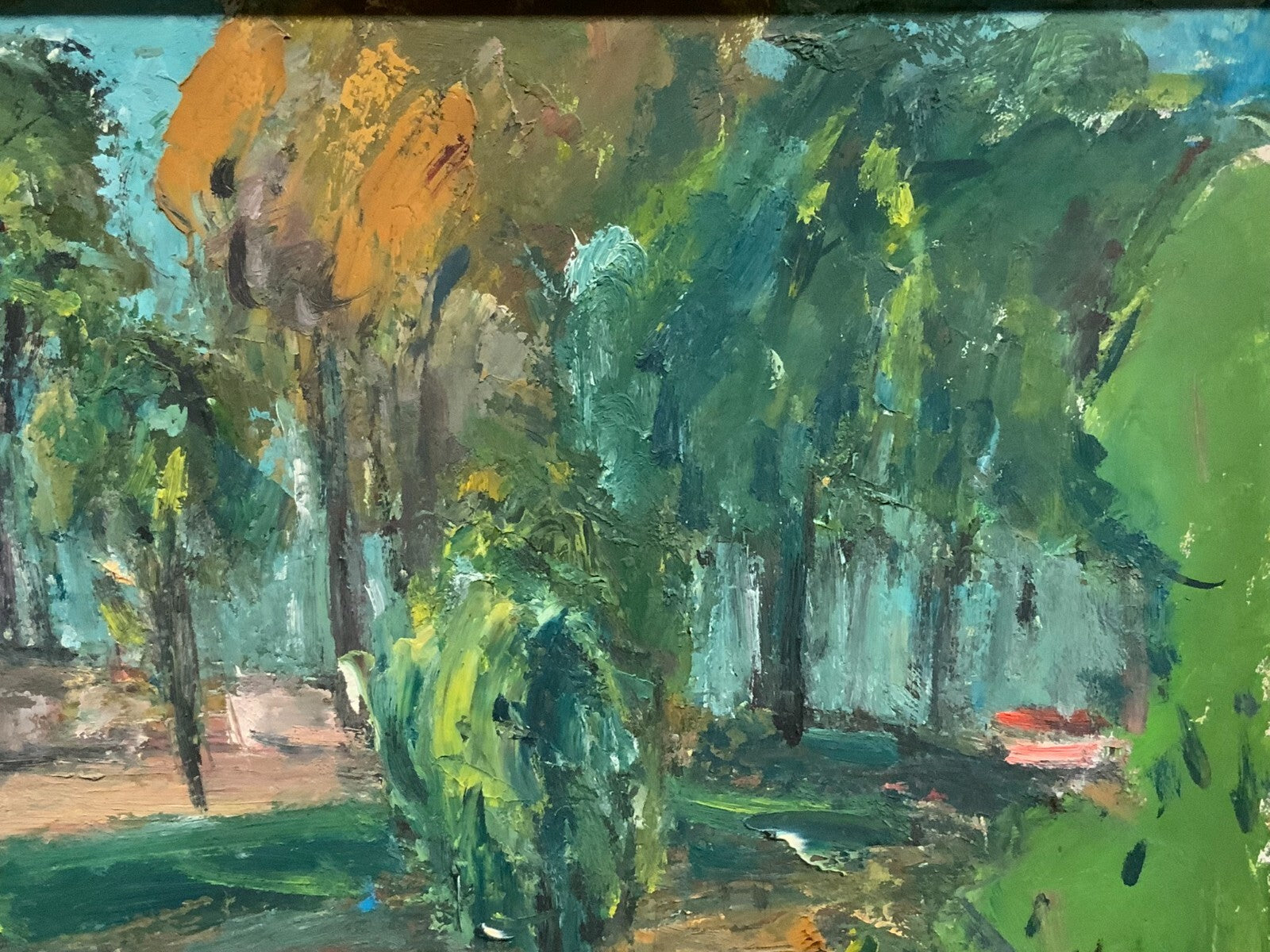 Ölgemälde Moderne Landschaft Darstellung