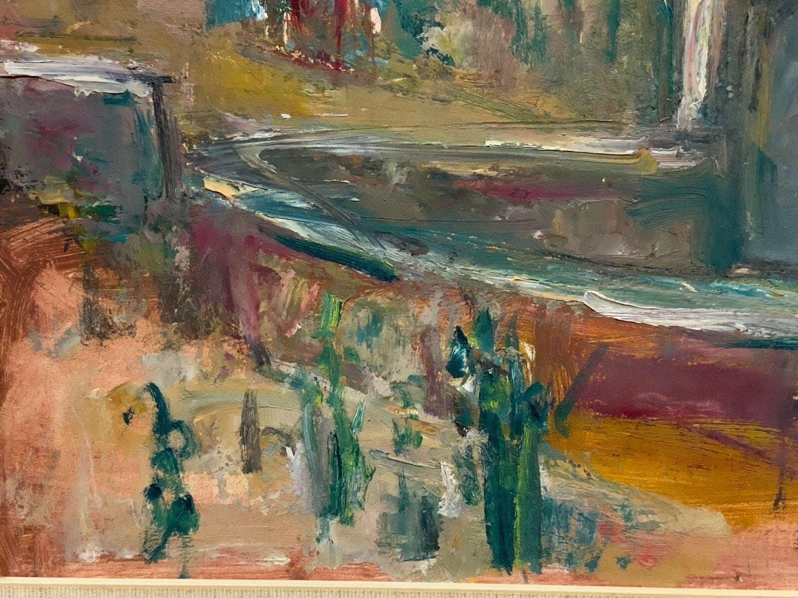 Ölgemälde Moderne Landschaft Darstellung