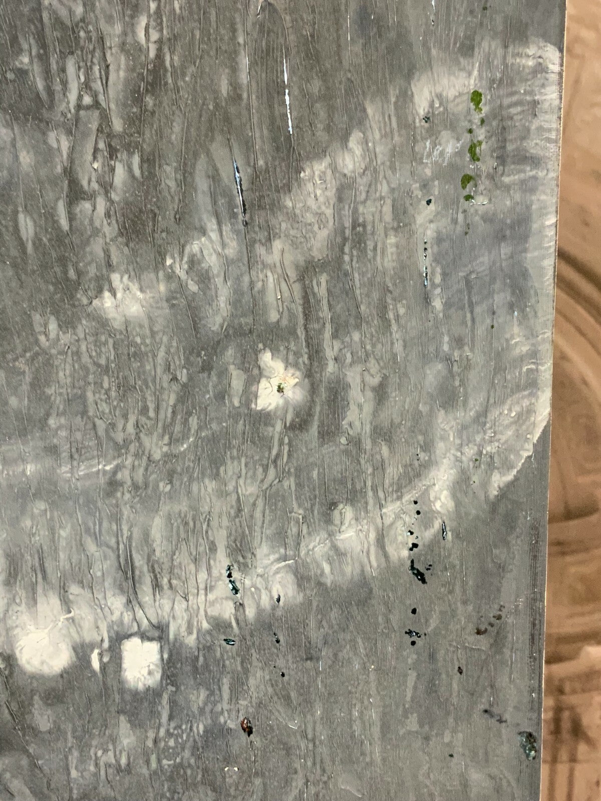 Abstraktes Acrylgemälde Gemälde Grossformat 80x100cm Waldemar Kufner (1940-2016)