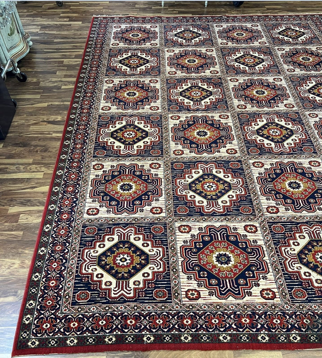Alter Teppich aus Wolle Perser 390x295cm Orientteppich