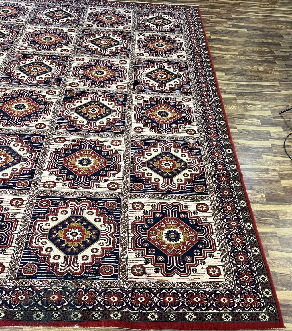 Alter Teppich aus Wolle Perser 390x295cm Orientteppich