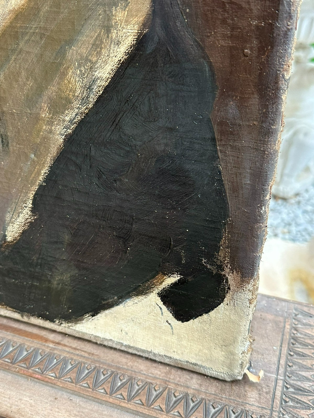 Antikes Ölgemälde Portrait eines Mannes Nicht signiert