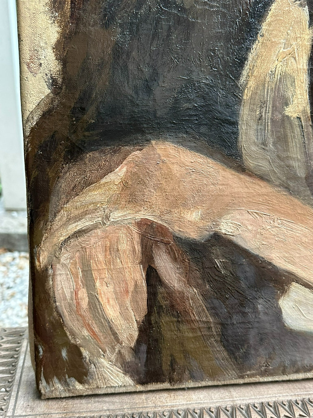 Antikes Ölgemälde Portrait eines Mannes Nicht signiert