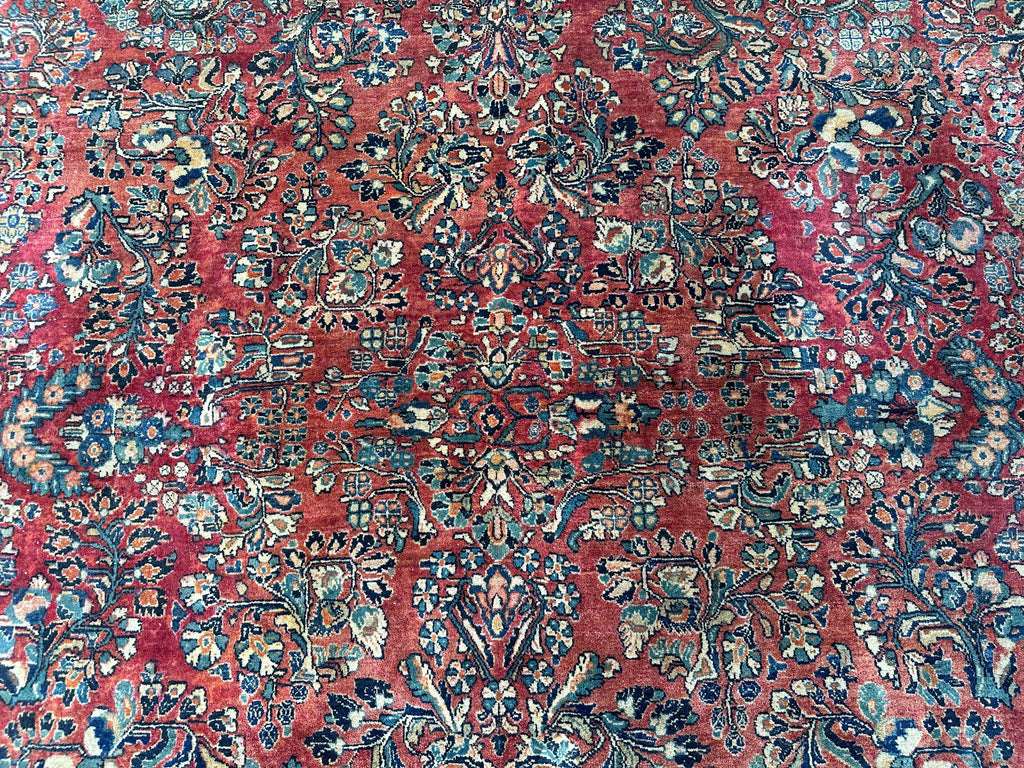 Antiker Perser Saruk Orientteppich aus Wolle Teppich 468x316cm