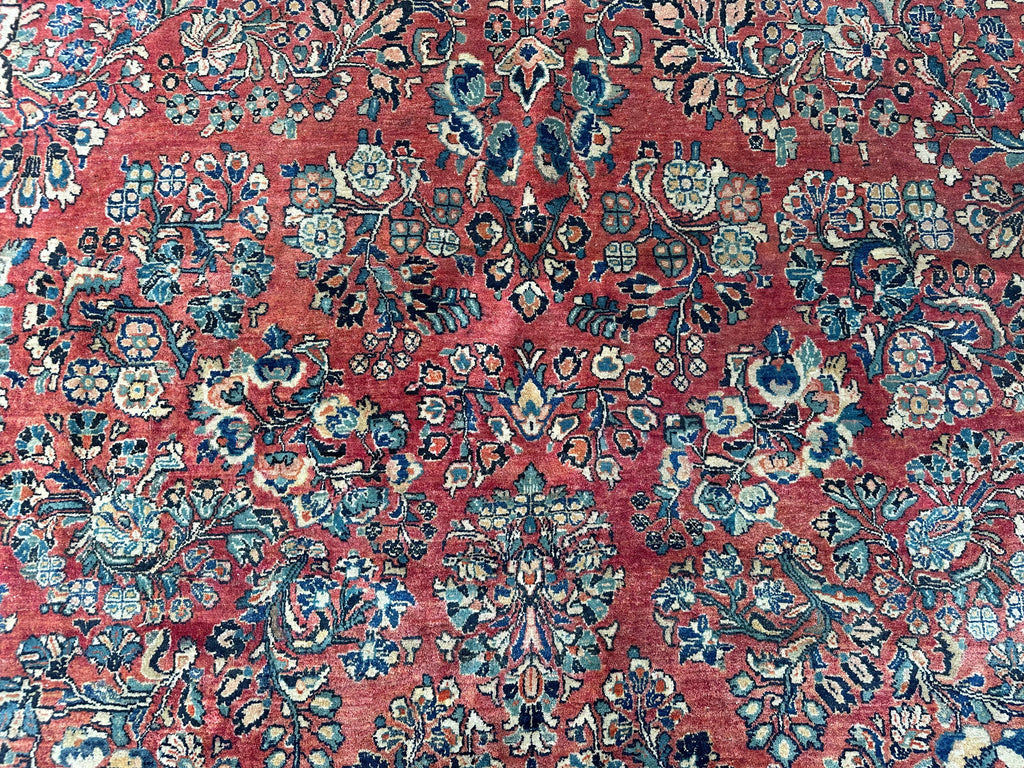 Antiker Perser Saruk Orientteppich aus Wolle Teppich 468x316cm
