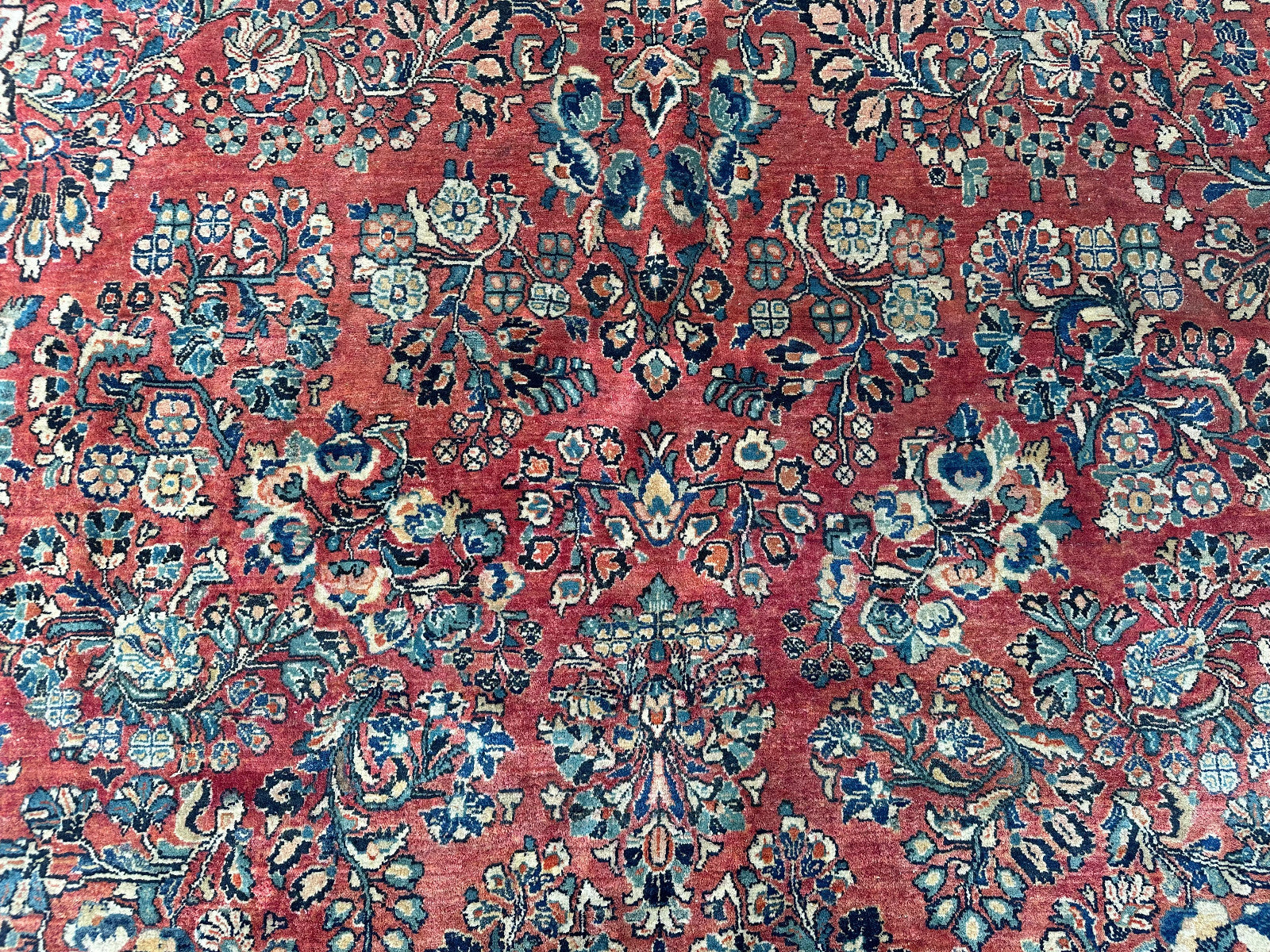 Antiker Perser Saruk Orientteppich aus Wolle Teppich 468x316cm