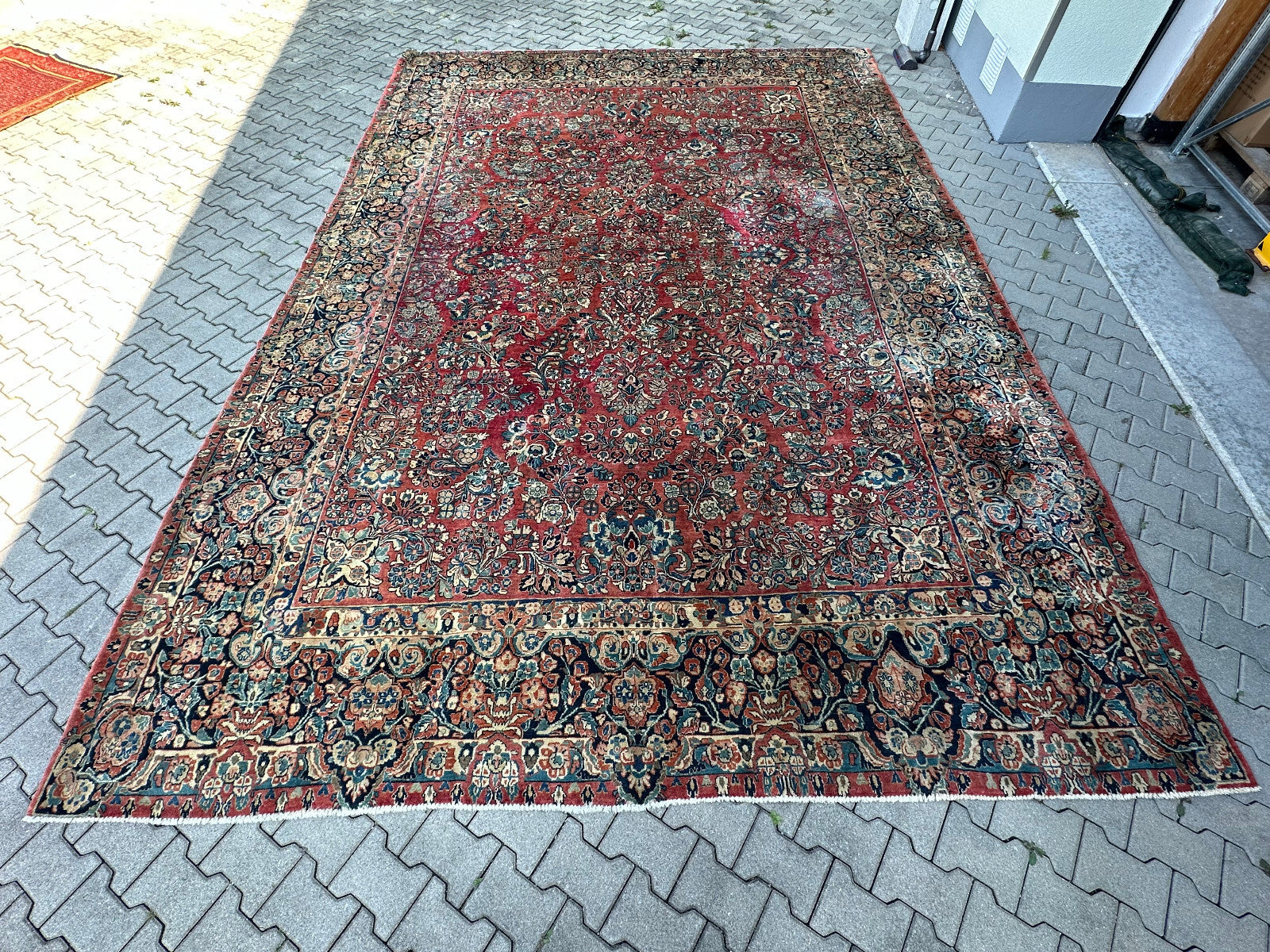 Antiker Perser Saruk Orientteppich aus Wolle Teppich 468x316cm
