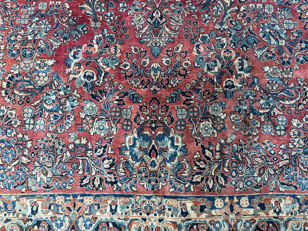Antiker Perser Saruk Orientteppich aus Wolle Teppich 468x316cm