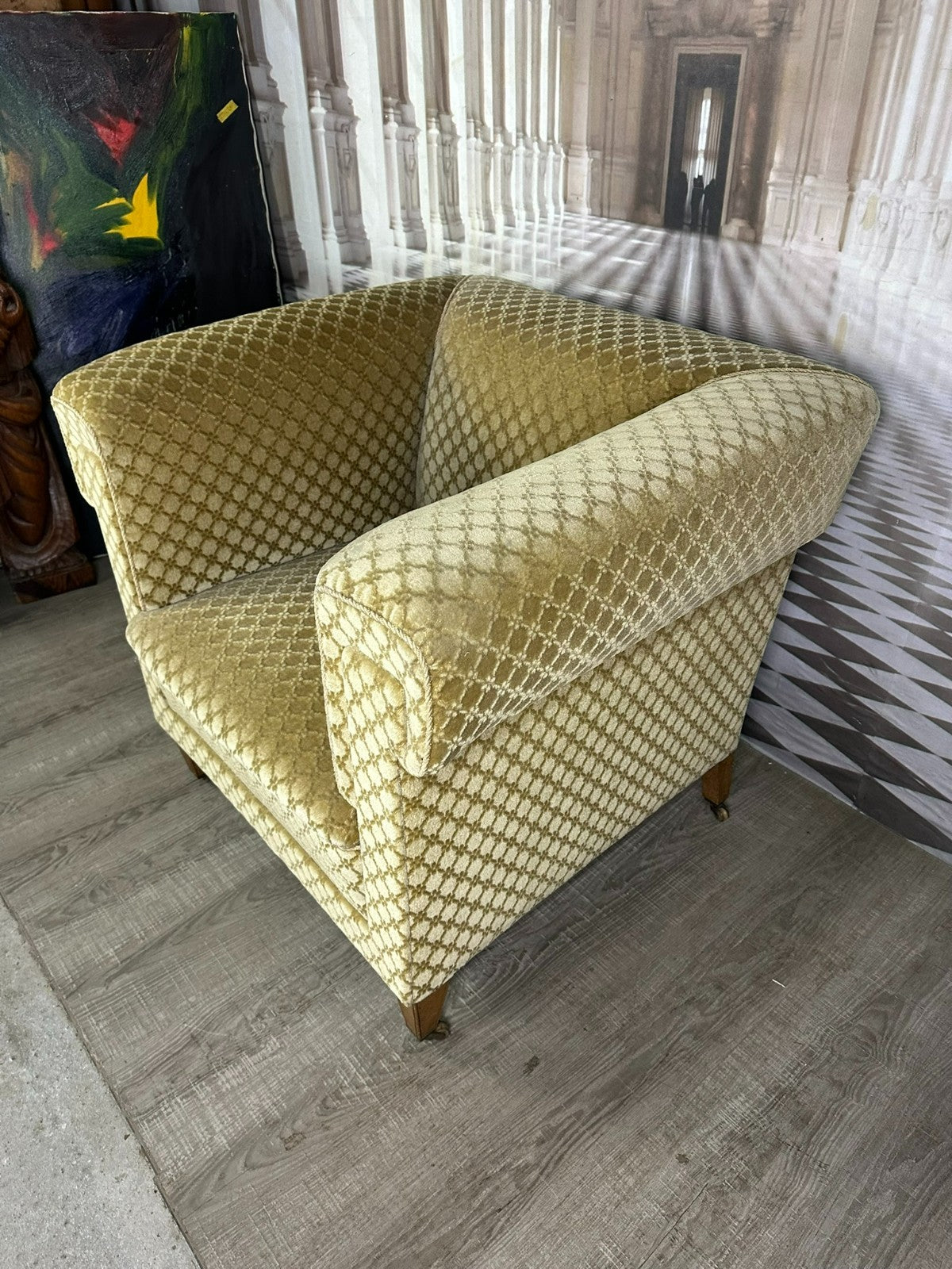 Antiker Art Deco Sessel um 1940 Wohl Dänemark