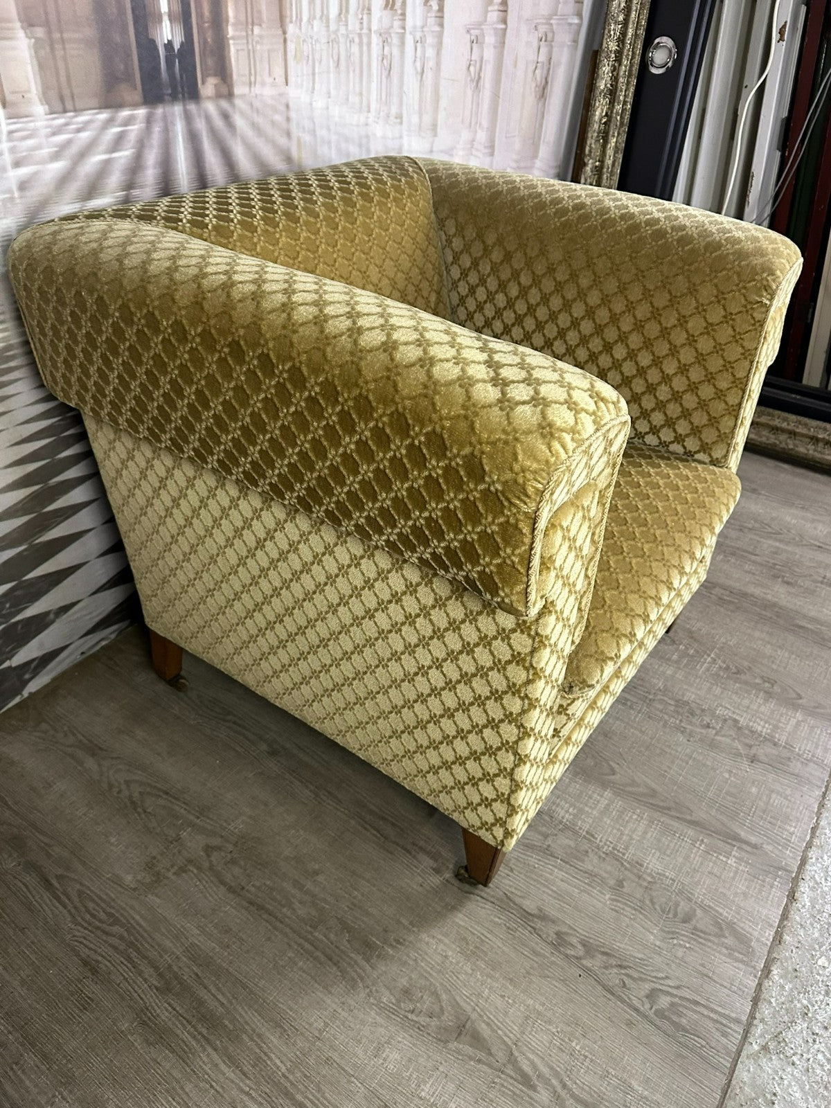 Antiker Art Deco Sessel um 1940 Wohl Dänemark