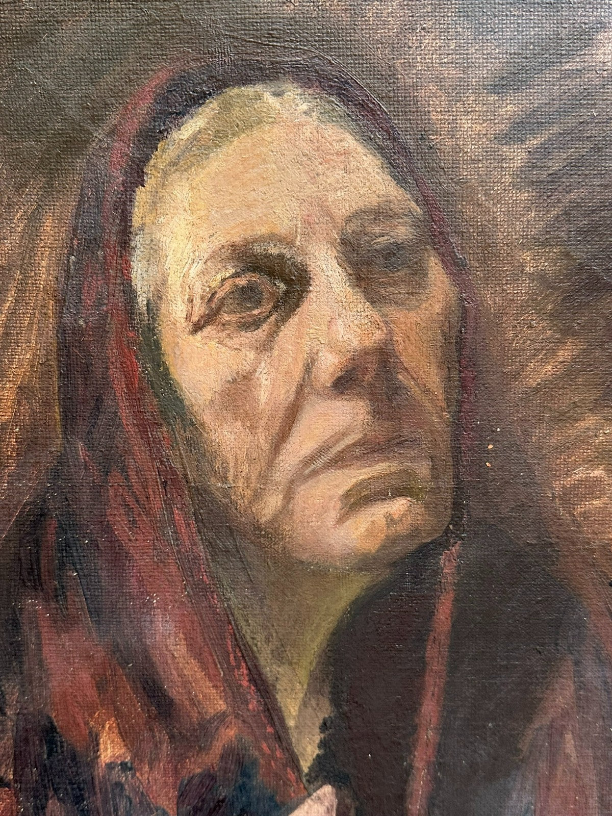 Altes Ölgemälde Portrait einer Frau