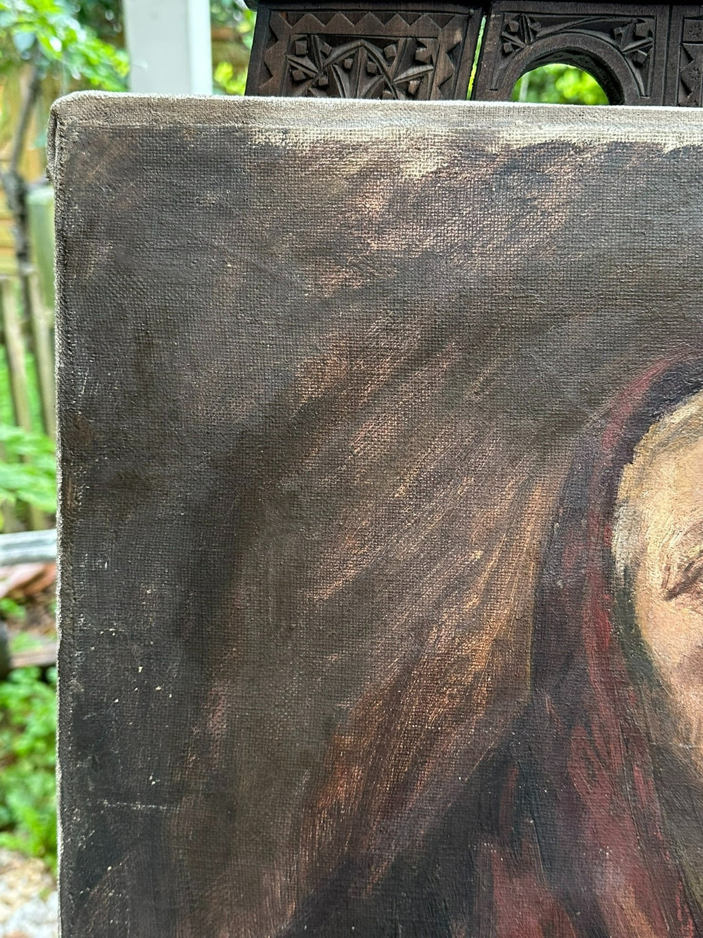 Altes Ölgemälde Portrait einer Frau