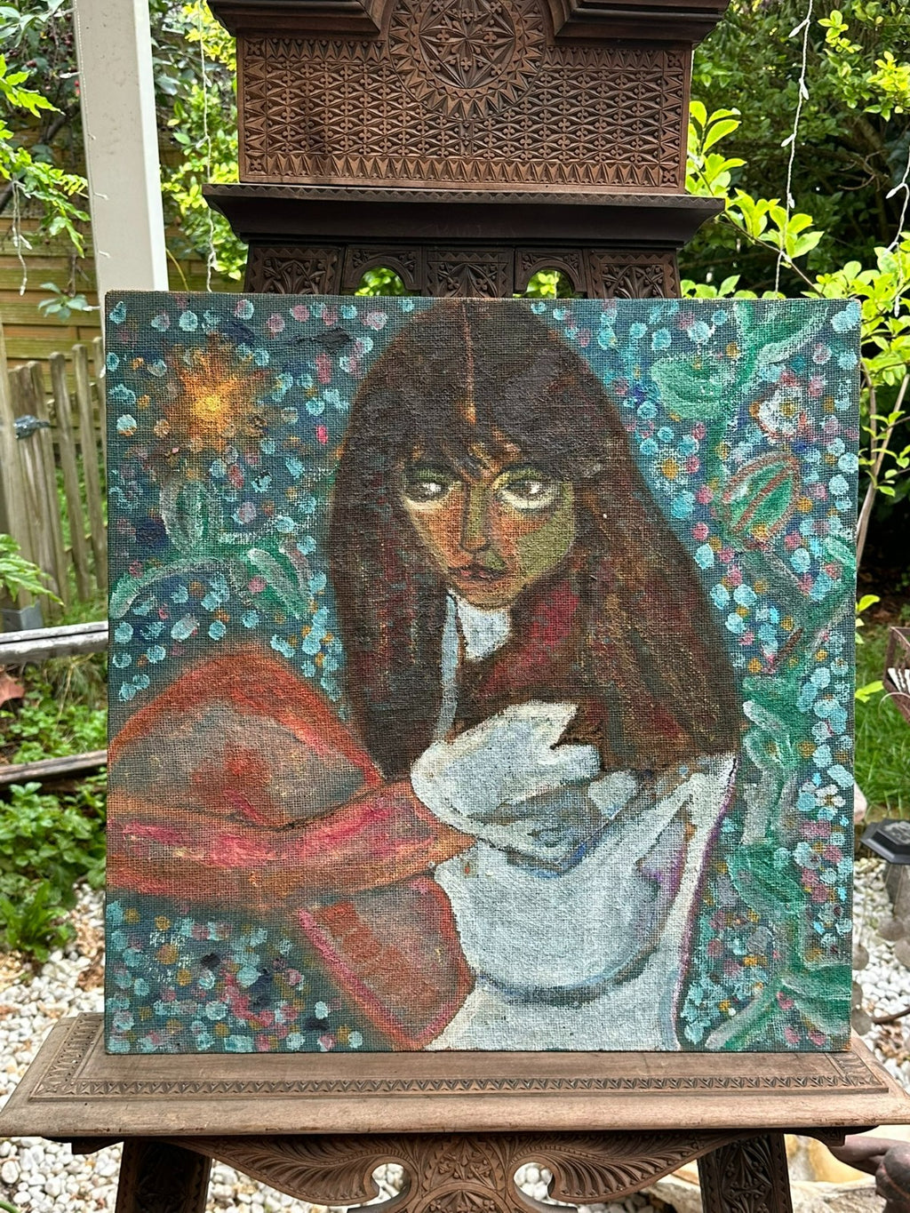 Modernes Ölgemälde Portrait einer Frau
