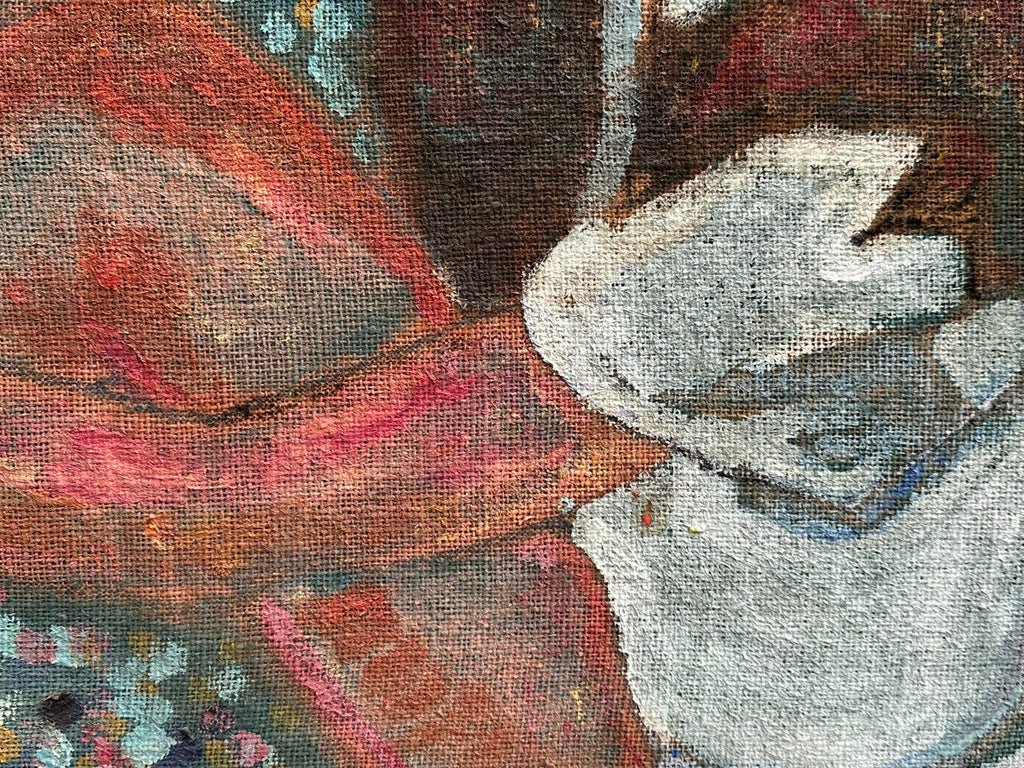 Modernes Ölgemälde Portrait einer Frau