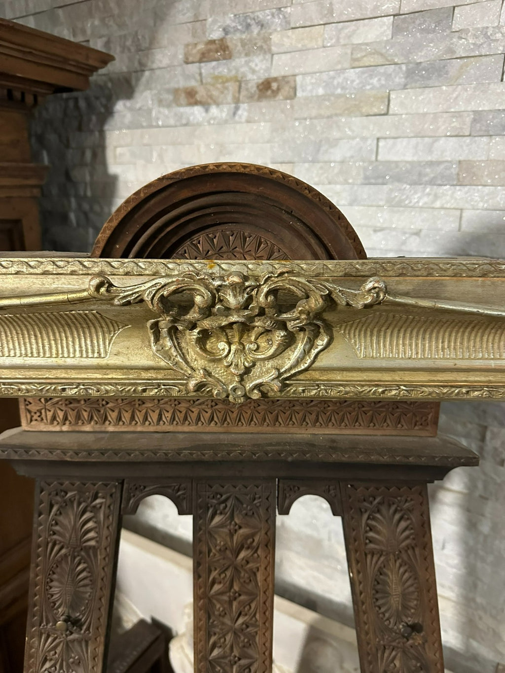 Sehr grosser Barock Rahmen Bilderrahmen Barock Stil Silber