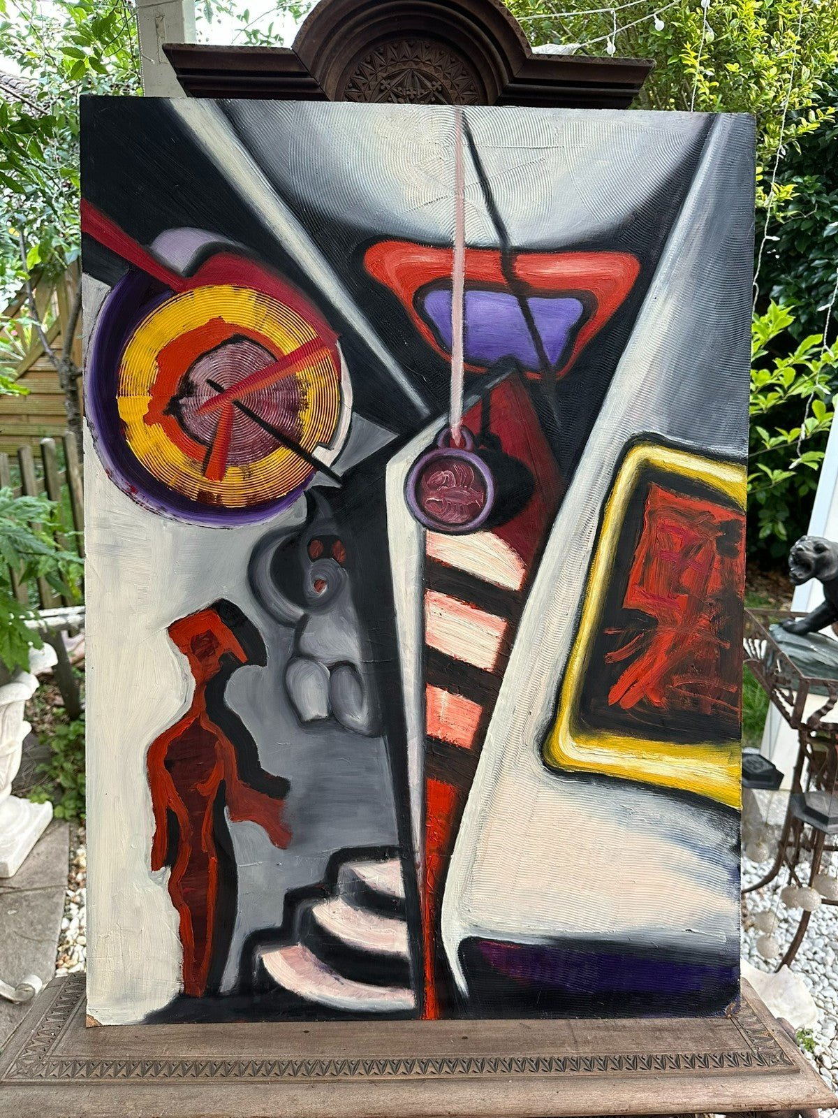 Modernes Ölgemälde Surrealismus 63x87cm