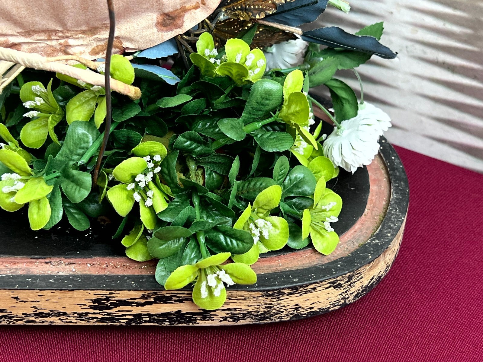 Globe De Mariee Hochzeit Andenken Frankreich Napoleon Iii Stil Blumen Vögel 41cm
