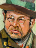 ÖLGEMÄLDE PORTRAIT EINES MANNES GEMÄLDE NICHT SIGNIERT