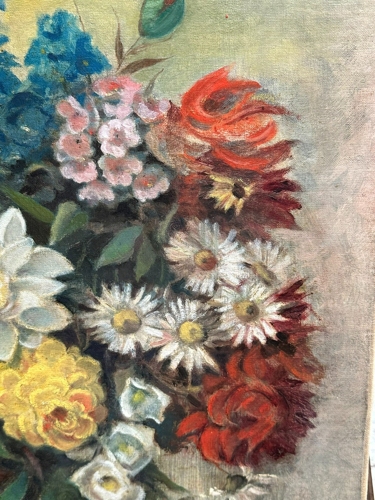 Ölgemälde Blumen Stillleben signiert H A Stein