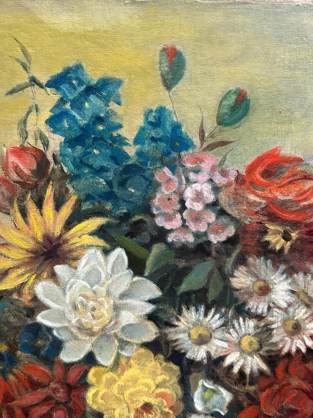 Ölgemälde Blumen Stillleben signiert H A Stein