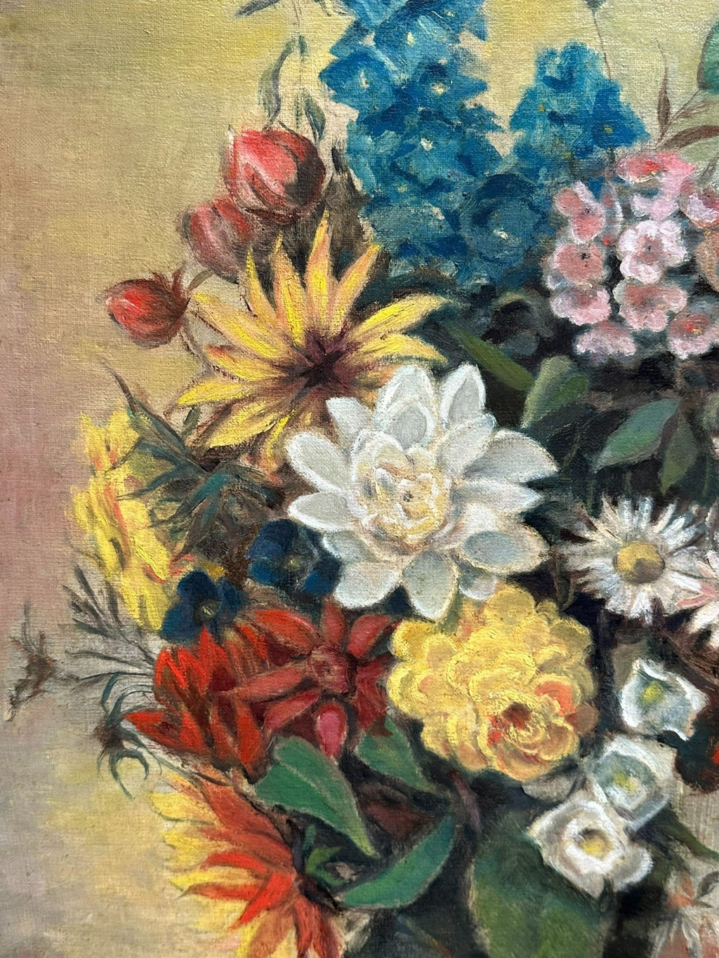 Ölgemälde Blumen Stillleben signiert H A Stein
