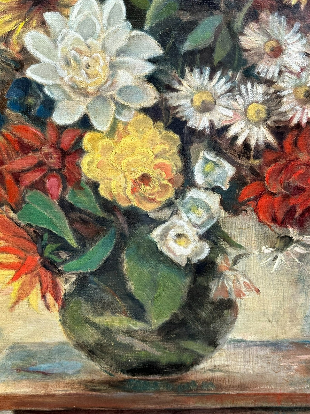 Ölgemälde Blumen Stillleben signiert H A Stein