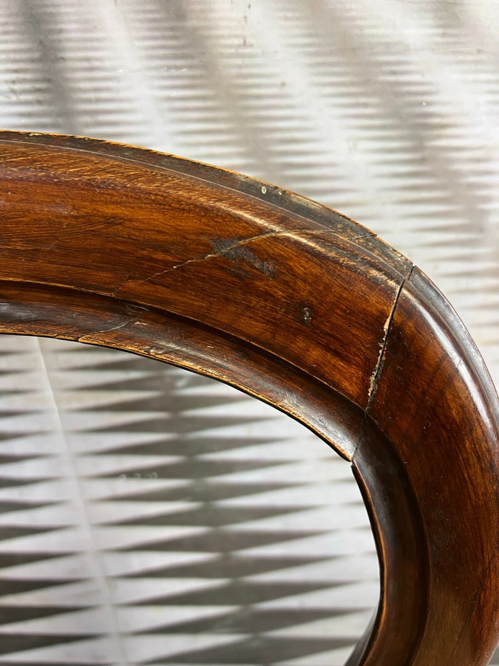 Antiker Stuhl Louis Philippe um 1870 Mahagoni massiv