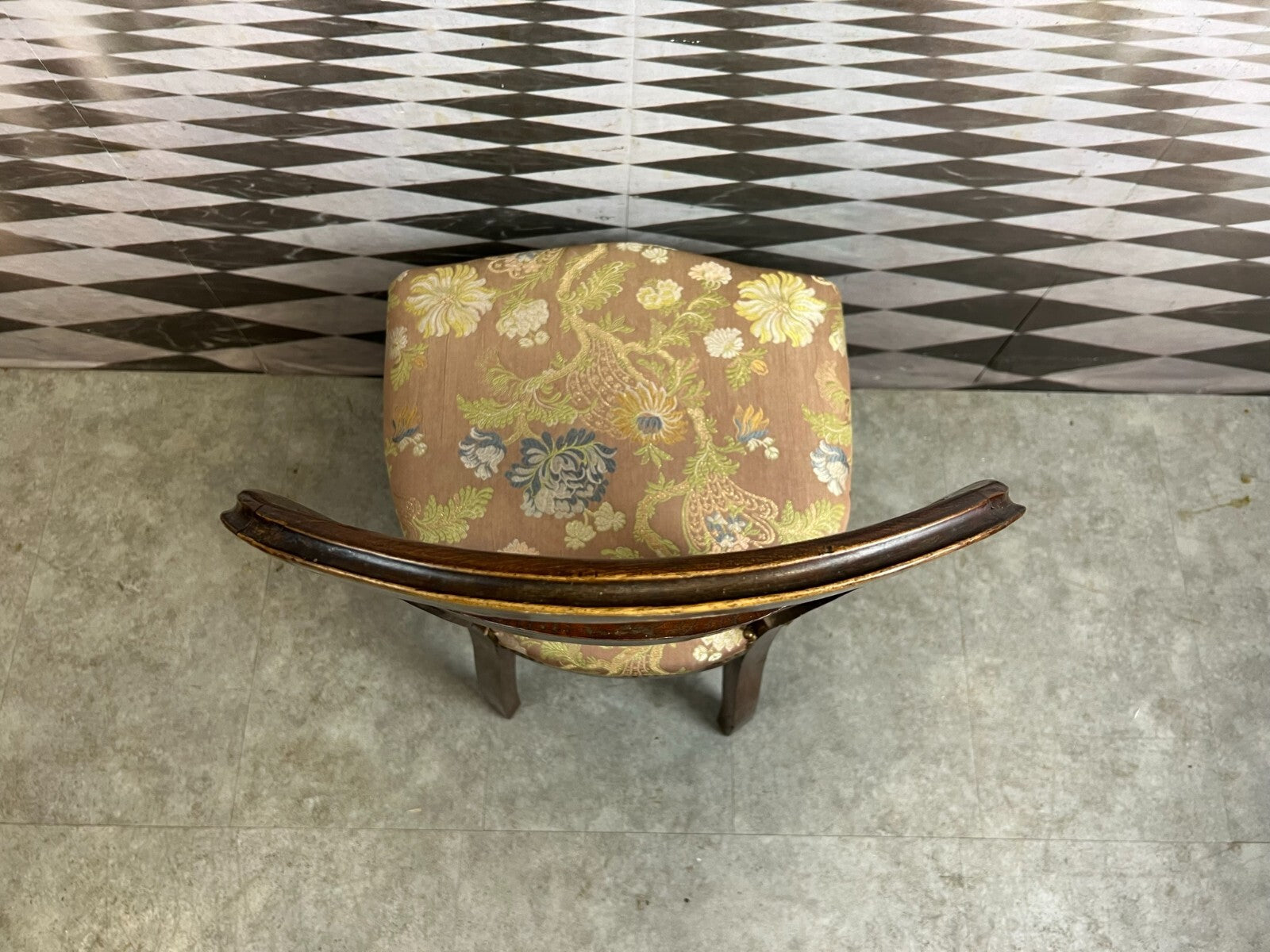 Antiker Stuhl Louis Philippe um 1870 Mahagoni massiv