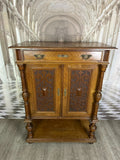 ANTIKES VERTIKO UM 1880 ÜBERGANG GRÜNDERZEIT / JUGENDSTIL NUSSBAUM