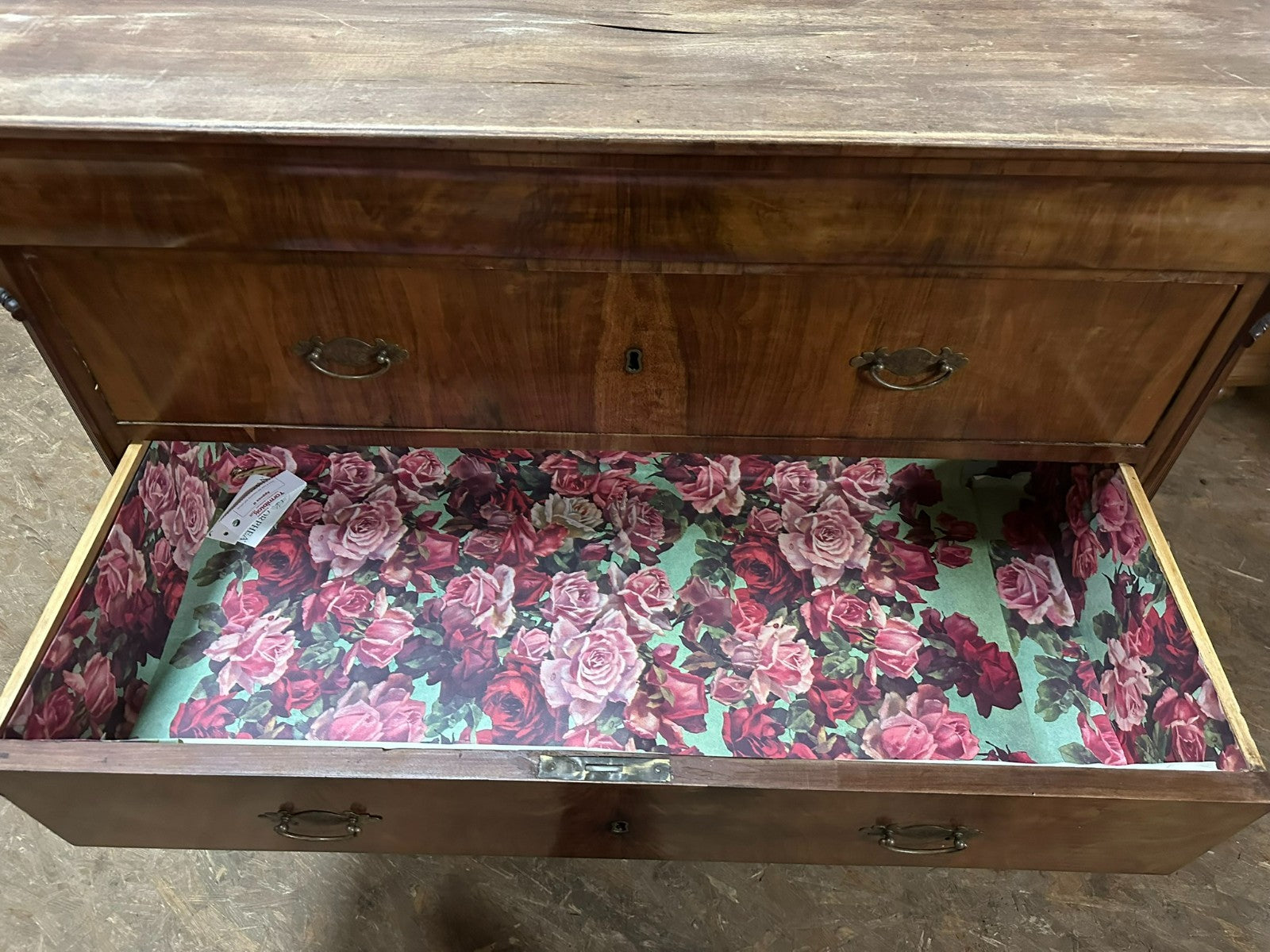 Antike Neo Renaissance Kommode Italien Nussbaum Furnier 19 tes Jhdt