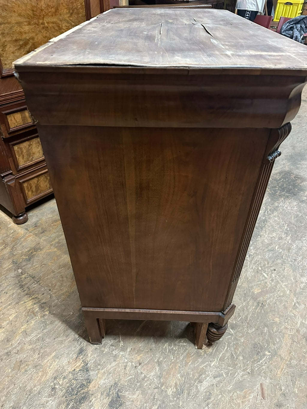 Antike Neo Renaissance Kommode Italien Nussbaum Furnier 19 tes Jhdt