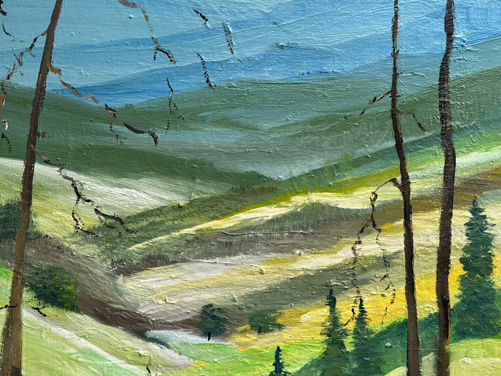 ALTES ÖLGEMÄLDE LANDSCHAFT SIGNIERT