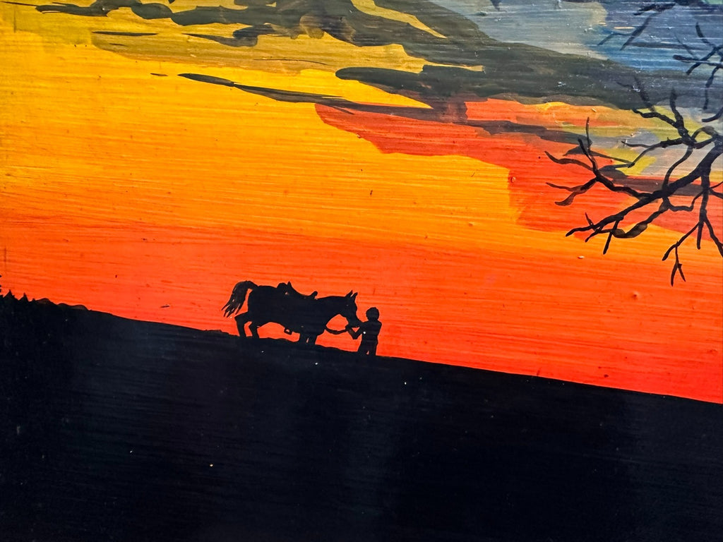 Sehr grosses Ölgemälde Landschaft signiert Bohdan Nahirnyj 95x67cm
