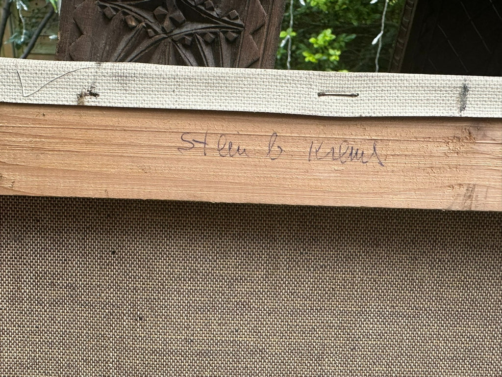 Ölgemälde Kopie nach Siegfried Stoizner Stein an der Donau