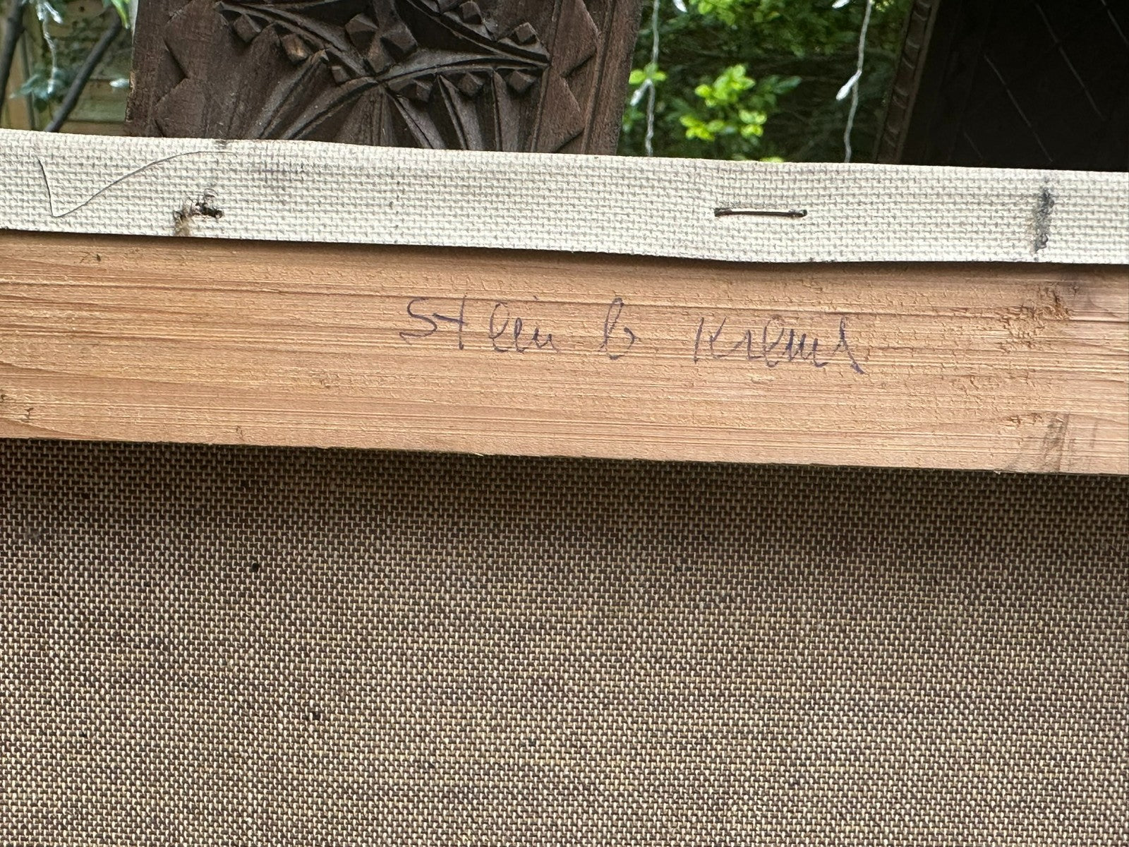 Ölgemälde Kopie nach Siegfried Stoizner Stein an der Donau