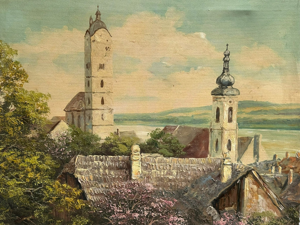 ÖLGEMÄLDE KOPIE NACH SIEGFRIED STOIZNER STEIN AN DER DONAU