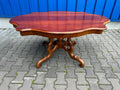 ANTIKER TISCH BEISTELLTISCH LOUIS PHILIPPE UM 1860 MAHAGONI SPINNENKOPF FUSS
