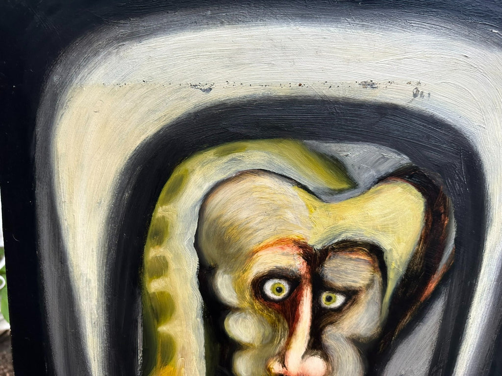 Modernes Ölgemälde Surrealismus Personen 63x87cm