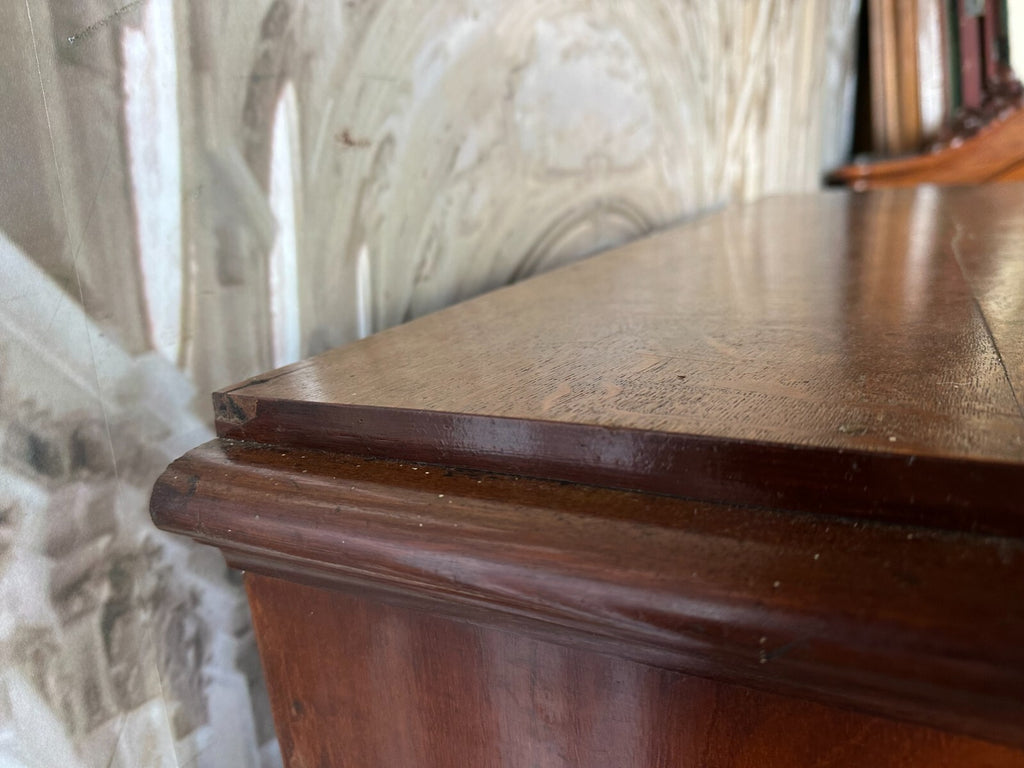 Antiker Louis Philippe Sekretär um 1860 Spät Biedermeier Mahagoni Tolles Furnier