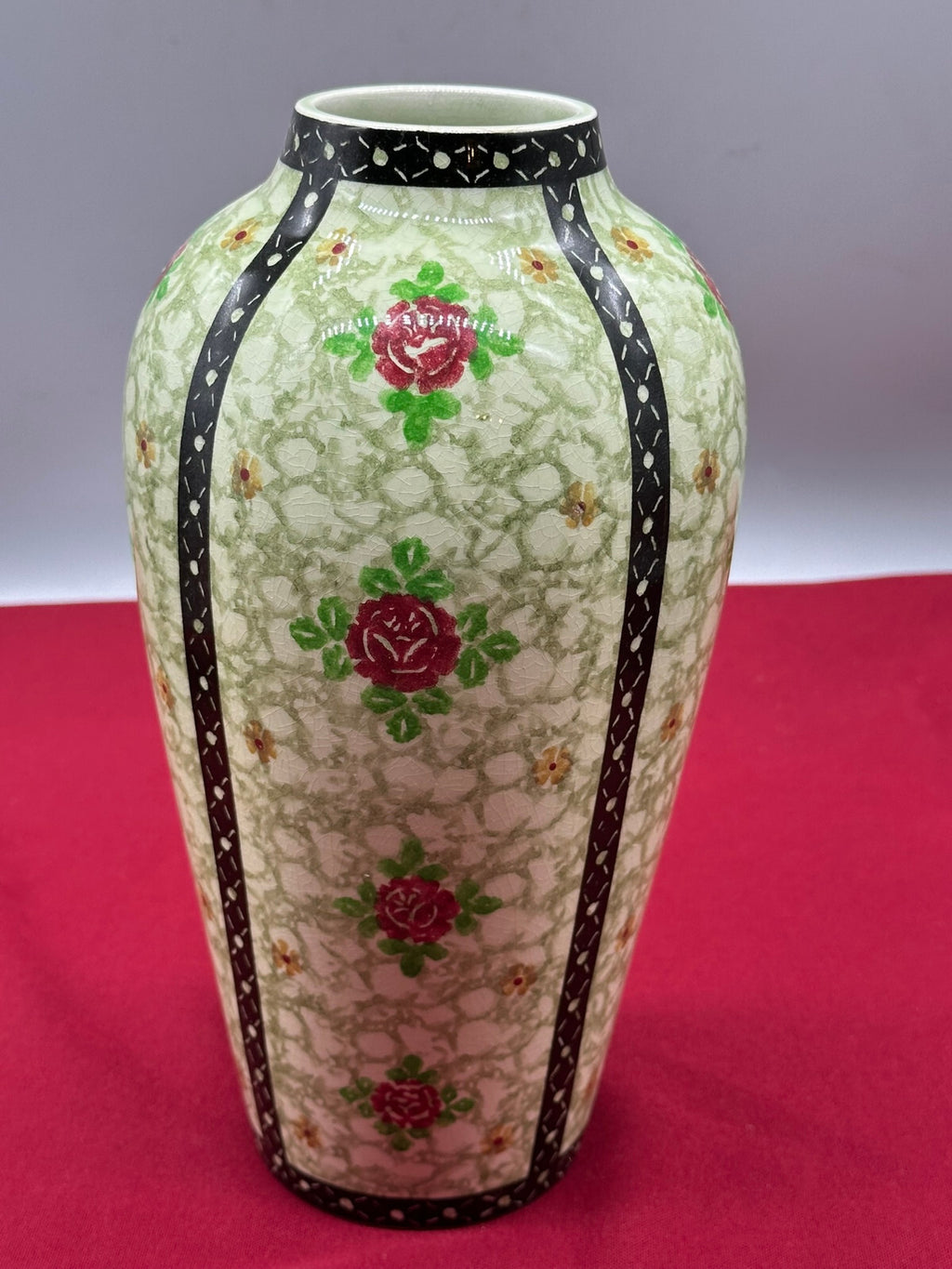Antike grosse Vase Porzellan Villeroy und Boch Jugendstil um 1910