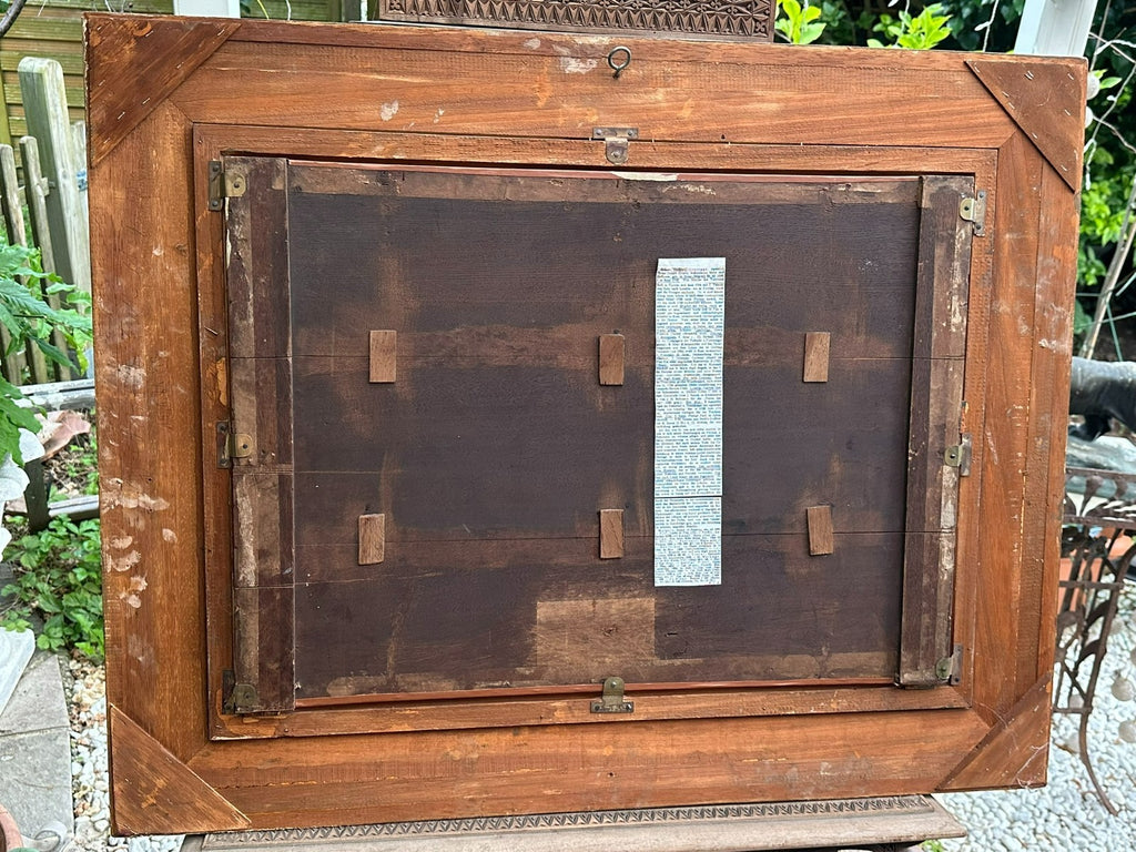 Barock Gemälde 18 tes Jh signiert G. Grisoni Kühe auf der Weider Landschaft