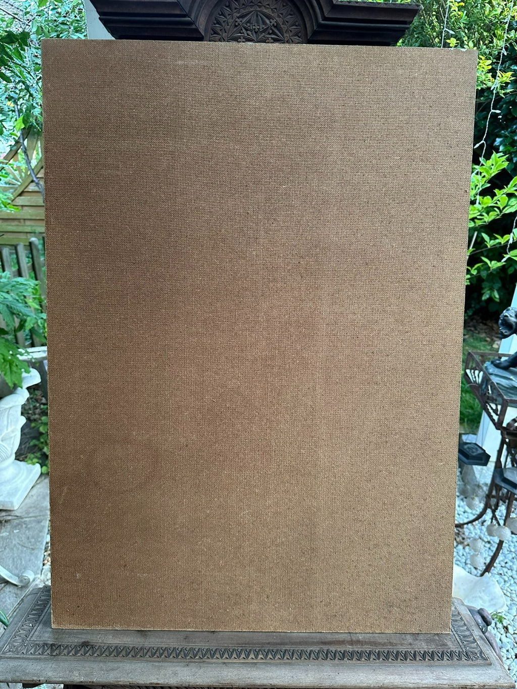 Modernes Ölgemälde Portrait signiert Huber Personen 61x86cm