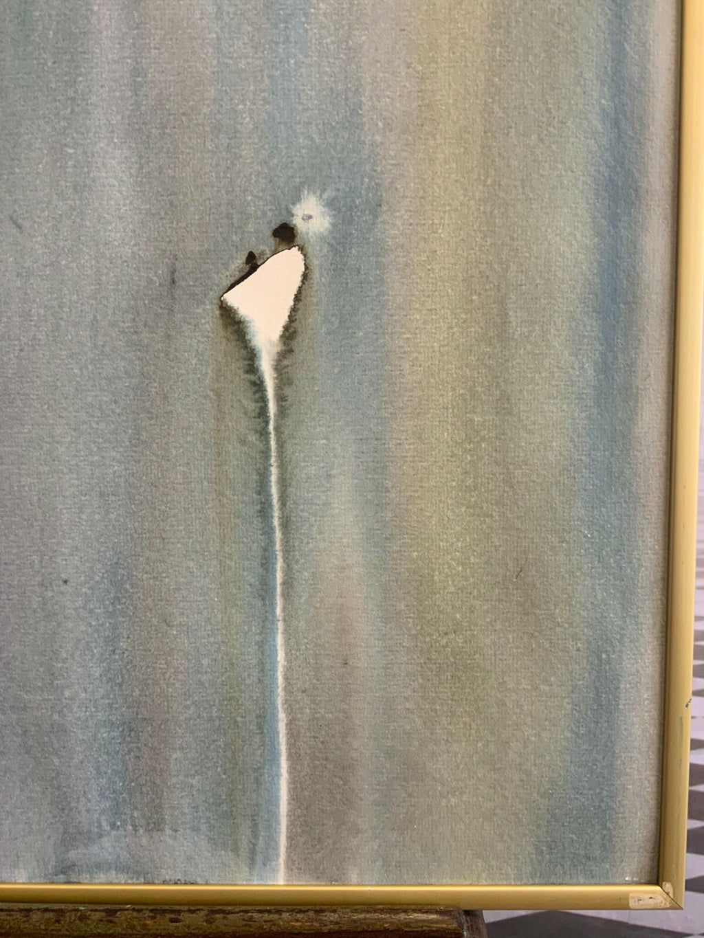 Anatoli Kmara grosses Aquarell Abstrakte Komposition 71x101cm