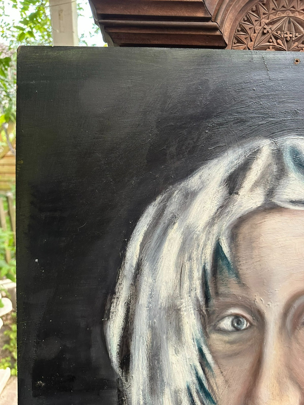 Modernes Ölgemälde Portrait Mann Personen 61x86cm