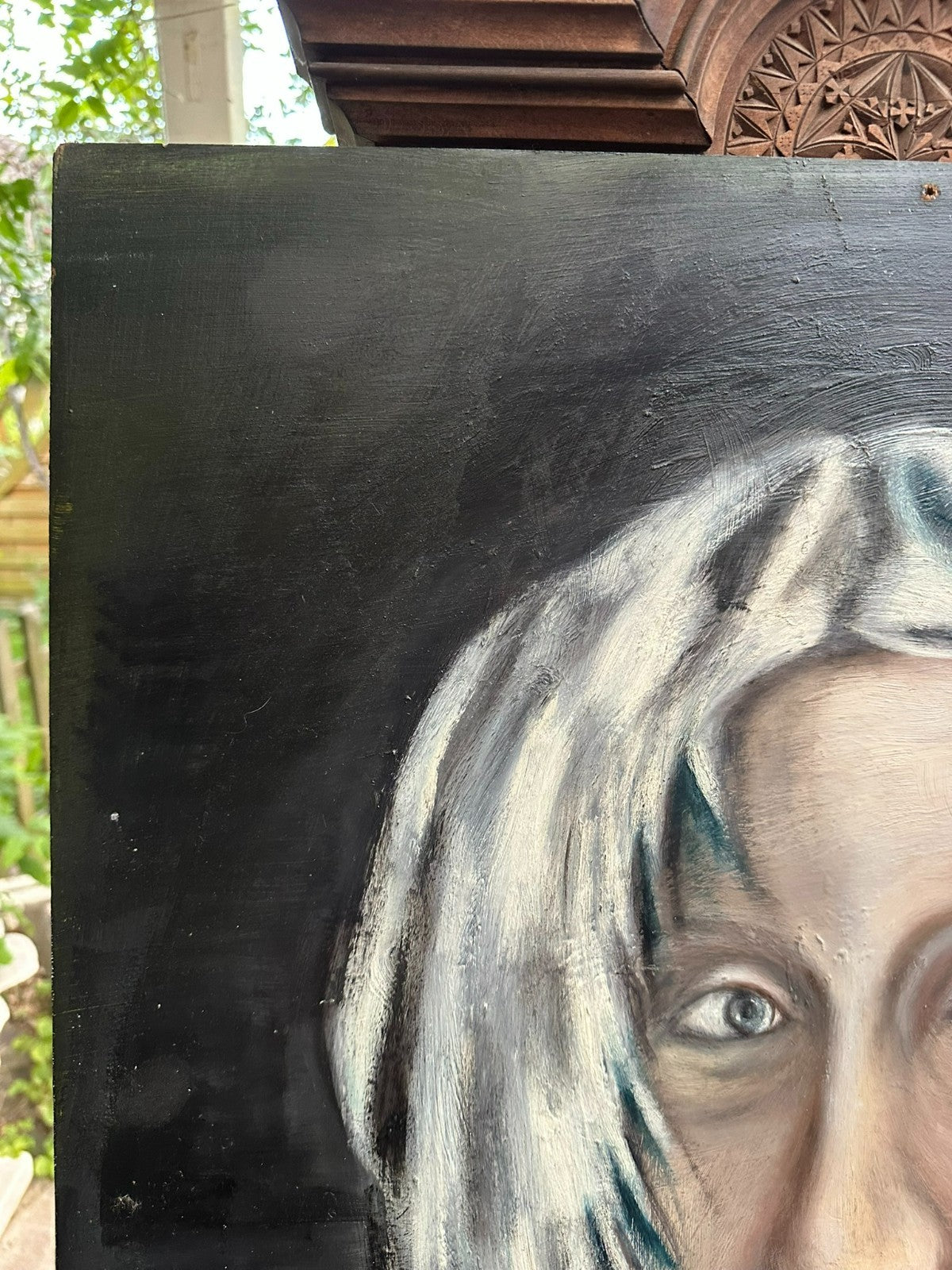 Modernes Ölgemälde Portrait Mann Personen 61x86cm