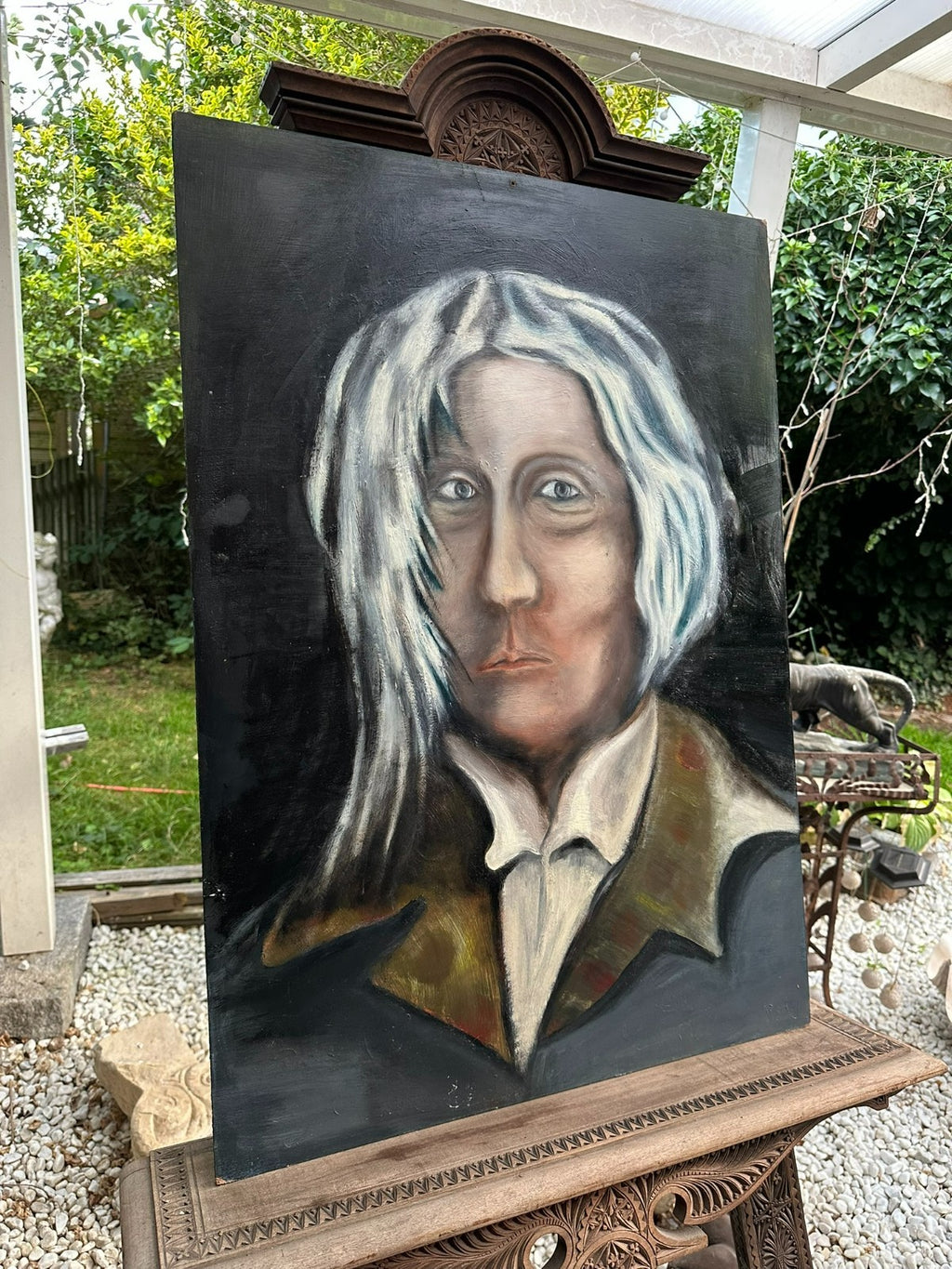 Modernes Ölgemälde Portrait Mann Personen 61x86cm
