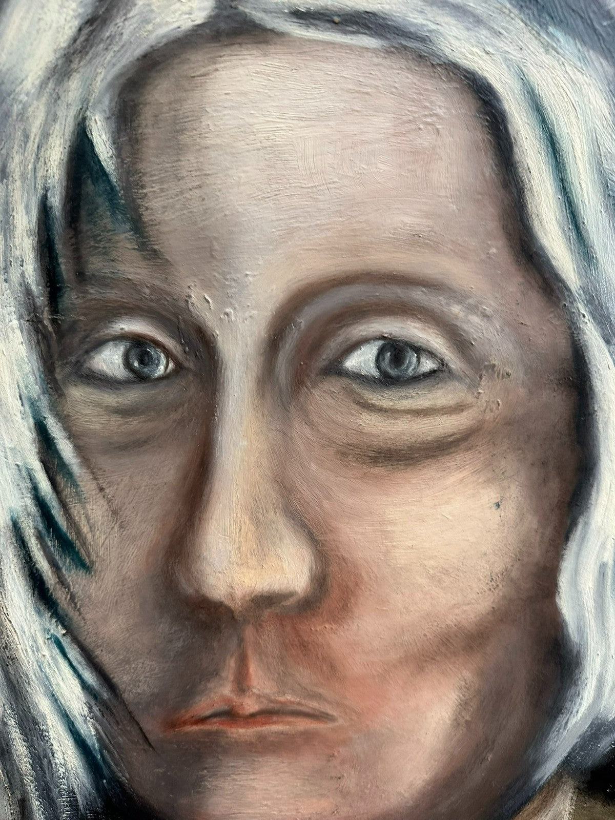 Modernes Ölgemälde Portrait Mann Personen 61x86cm